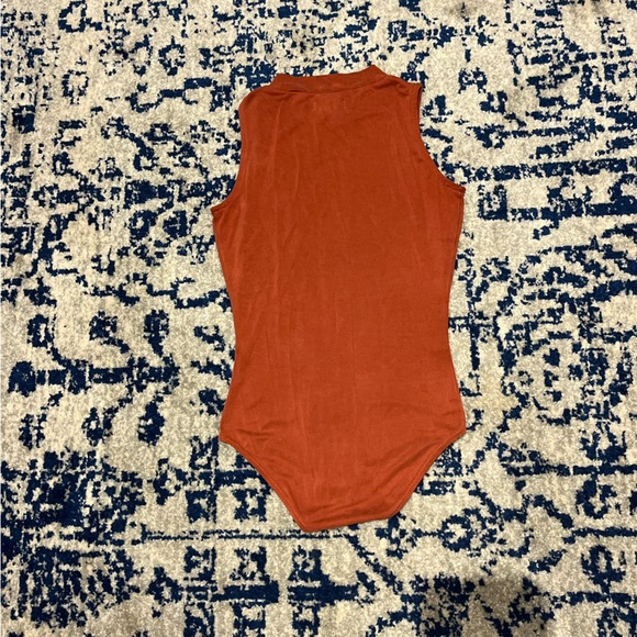 Madewell Burnt Orange Bodysuit - Picture 3 of 3